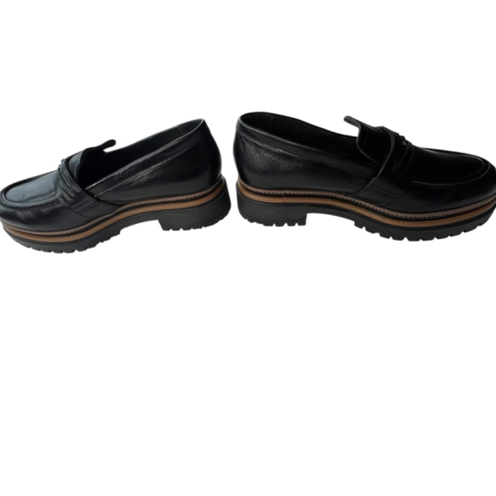 Miz Mooz Leather Loafers- Damian Black EU 39 (US 8.5-9) - Picture 6 of 9